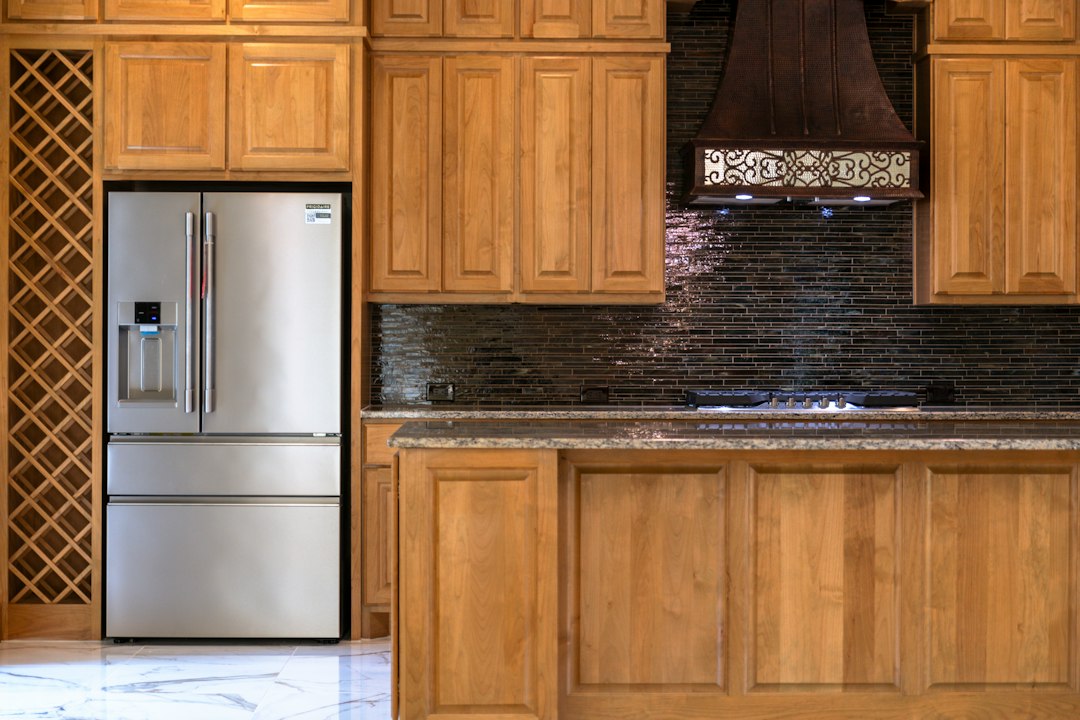 Warm wood kitchen