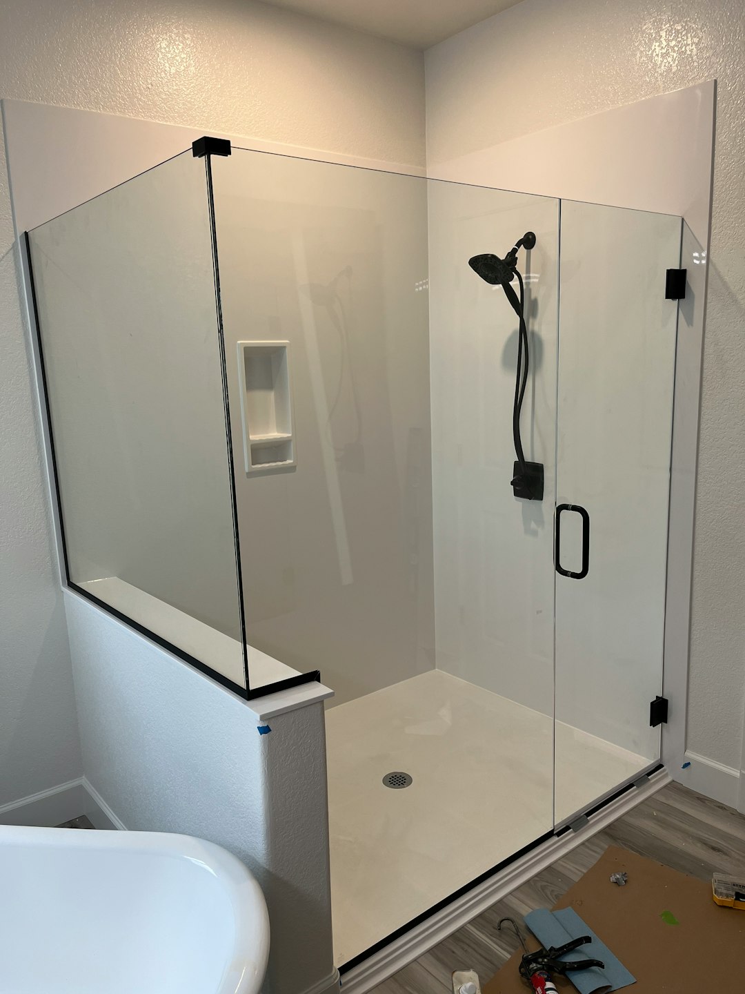 Glass shower design